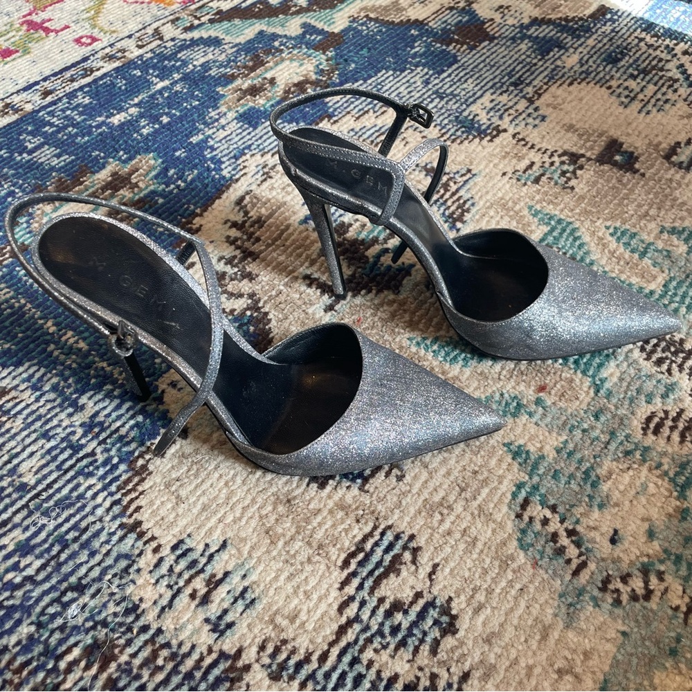 M.Gemi glitter pumps size 40.5